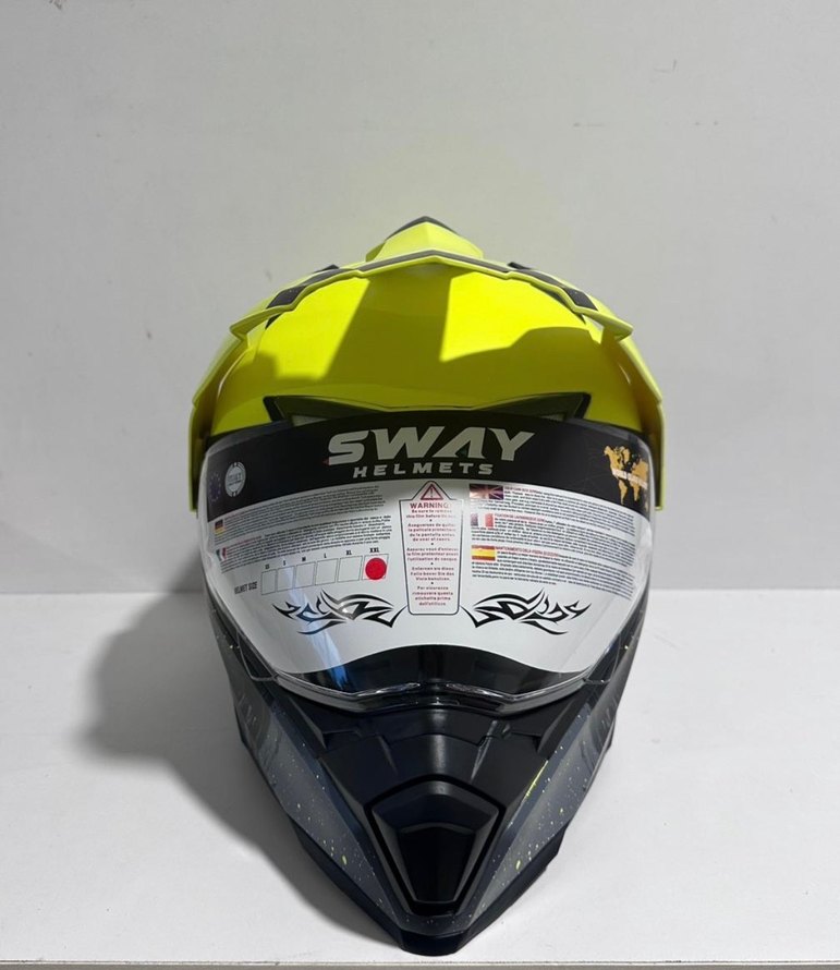 Sway SW-X60 Sand Yellow Cross Kask - XXL - Görsel 3