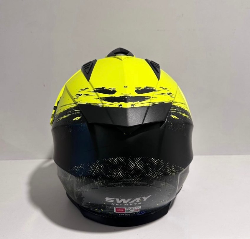 Sway SW-X60 Sand Yellow Cross Kask - XXL - Görsel 5
