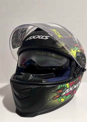 Axxis Eagle Mexican Skull Full Face Kask - XXL - Görsel 3