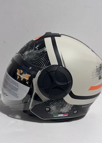 Sway SW 737 Gemini Beige Black Yarım Kask - L - Görsel 2