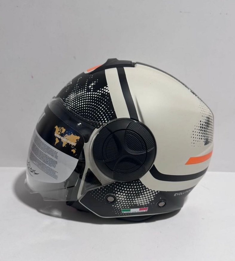 Sway SW 737 Gemini Beige Black Yarım Kask - L - Görsel 2