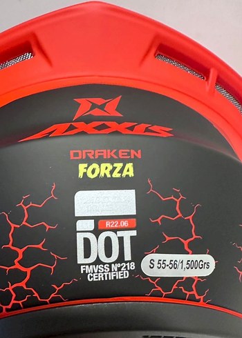 Axxis Draken S Forza Full Face Kask - S - Görsel 6