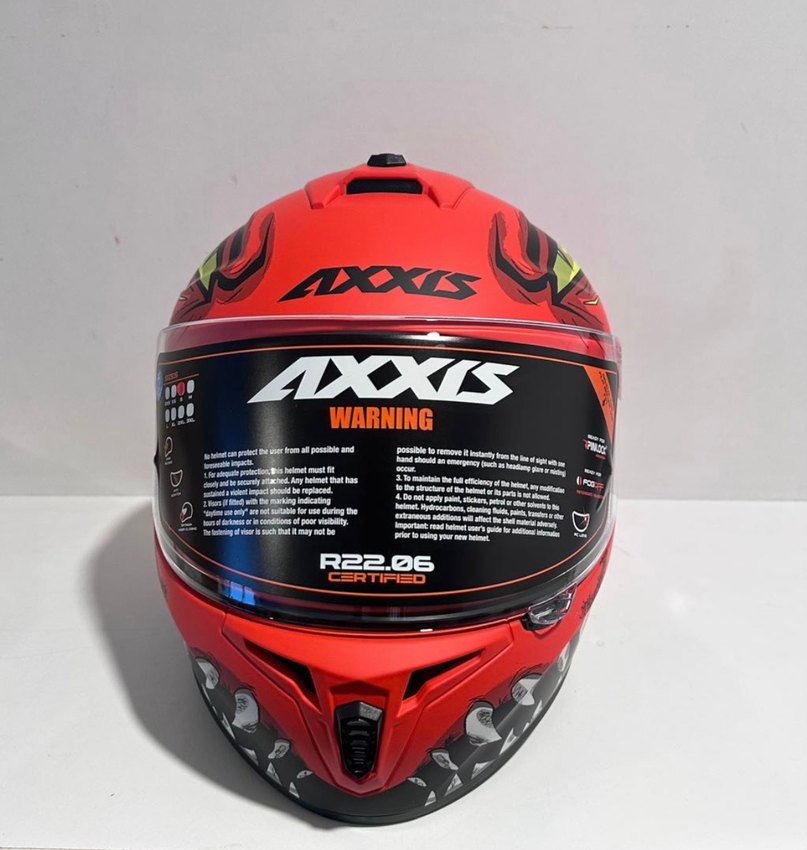 Axxis Draken S Forza Full Face Kask - S - Görsel 3