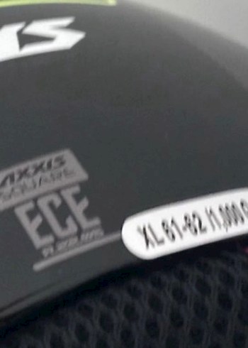 Axxis Square Siyah Yarım Kask - XL - Görsel 5