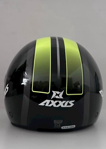 Axxis Square Siyah Yarım Kask - XL - Görsel 4