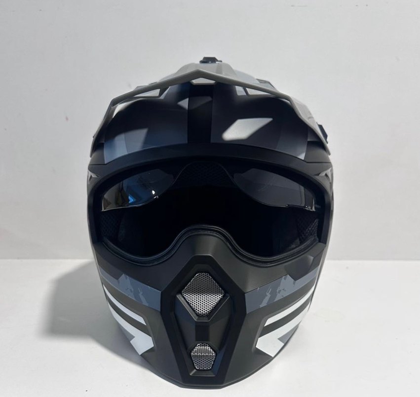 Sway SW-X1 Seul Trak Black/Grey Modüler Kask - L - Görsel 3