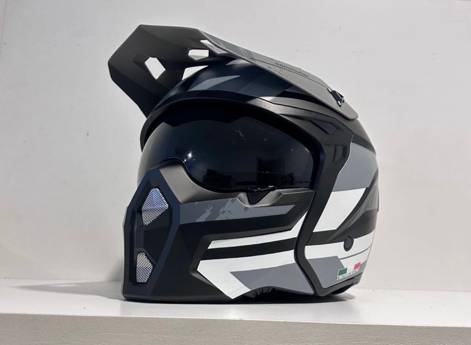 Sway SW-X1 Seul Trak Black/Grey Modüler Kask - L - Görsel 2