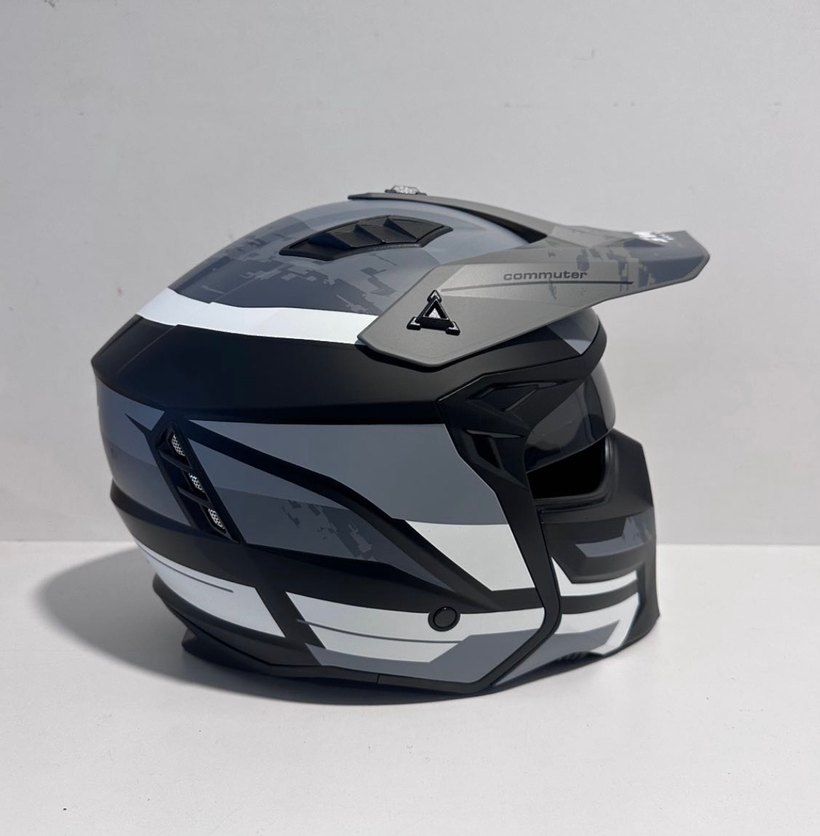 Sway SW-X1 Seul Trak Black/Grey Modüler Kask - L - Görsel 4