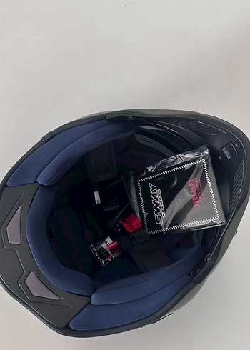 Sway SW 726X Tokyo Mat Siyah Modüler Kask - XXL - Görsel 6