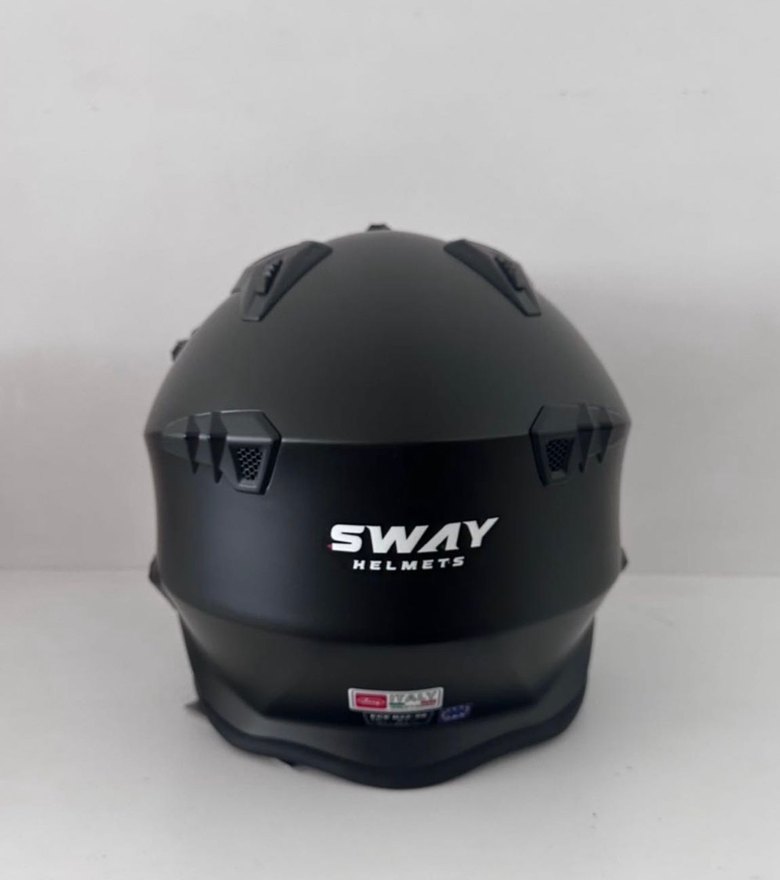 Sway SW 726X Tokyo Mat Siyah Modüler Kask - XXL - Görsel 4