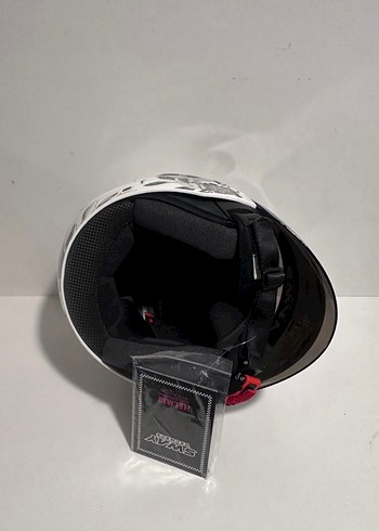 Sway SW 715 Iris White Grey Yarım Kask - M - Görsel 7