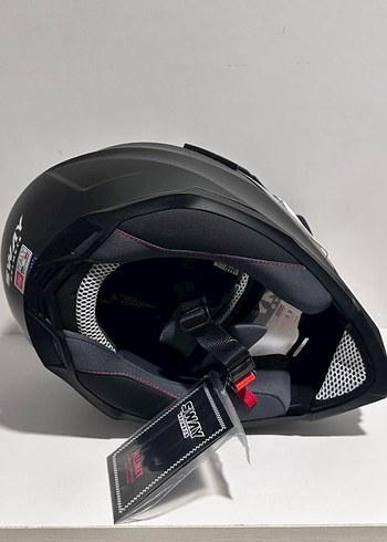 Sway SW-X60 Mat Black Cross Kask - L - Görsel 7