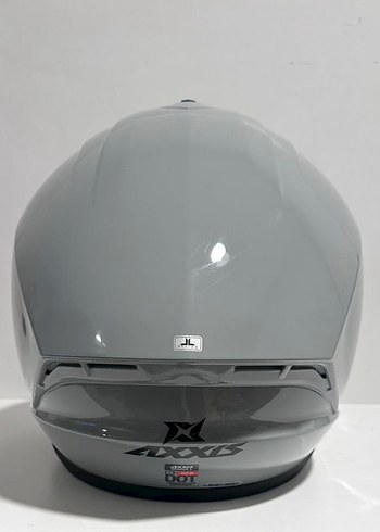 Axxis Draken S Solid Gloss Grey Full Face Kask - L - Görsel 5