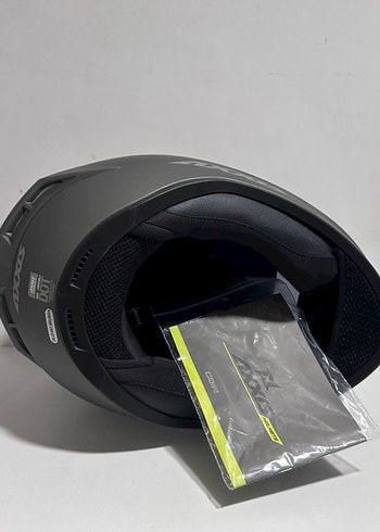 Axxis Draken S Solid Mat Titanium Full Face Kask - XXL - Görsel 7