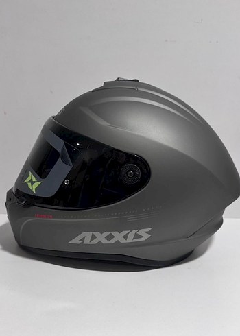 Axxis Draken S Solid Mat Titanium Full Face Kask - XXL - Görsel 2
