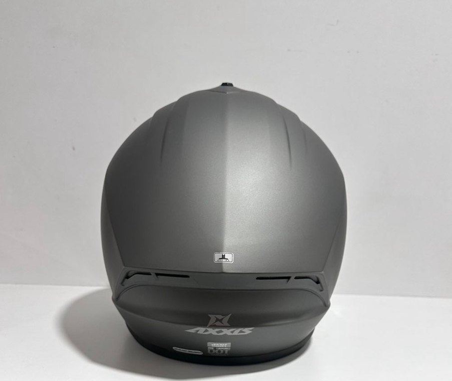 Axxis Draken S Solid Mat Titanium Full Face Kask - XXL - Görsel 5