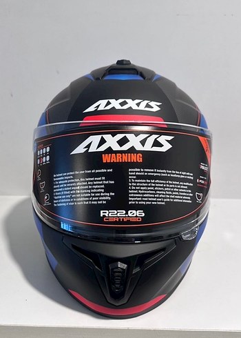 Axxis Draken S Gear Mat Blue Full Face Kask - XL - Görsel 4