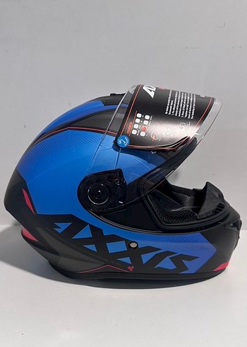 Axxis Draken S Gear Mat Blue Full Face Kask - XL - Görsel 3