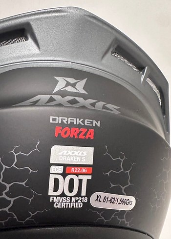 Axxis Draken S Forza Full Face Kask - XL - Görsel 7