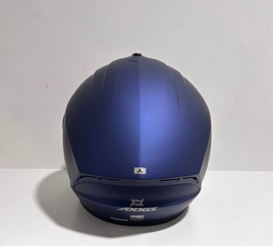 Axxis Draken S Solid Mat Blue Full Face Kask - L - Görsel 5