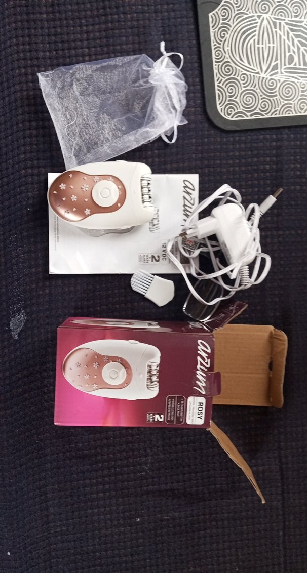 Arzum Gri Beyaz Epilatör 12V DC - Görsel 2