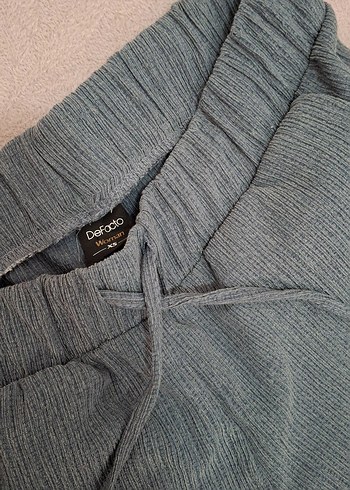 DeFacto Mavi Bürümcük Pantolon - Görsel 2