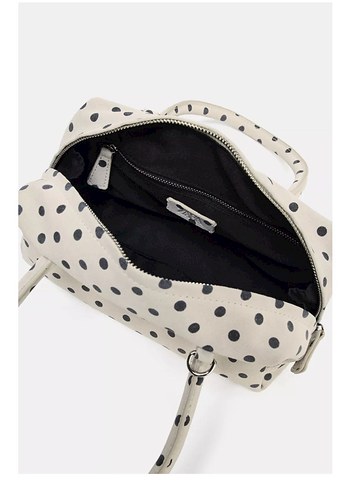 Puantiyeli  Kadın Bowlıng Çanta - Görsel 2