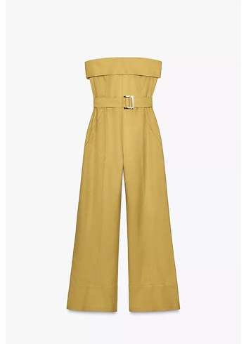 Straplez  Uzun Kadın Tulum - Görsel 2