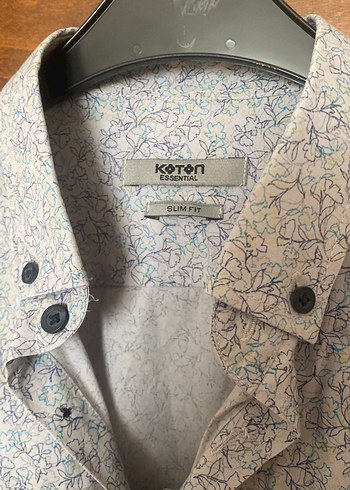 Pamuk Gri Erkek Uzun Kollu Gömlek - Görsel 3