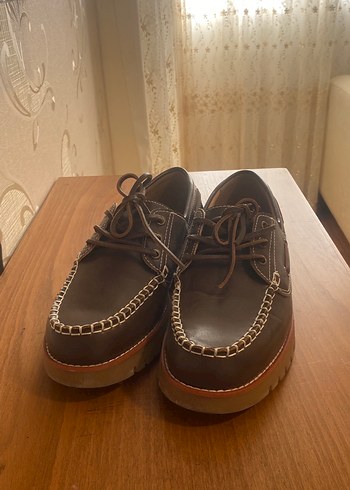 Kahverengi Deri Erkek Günlük Ayakkabı - Görsel 7