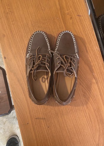 Kahverengi Deri Erkek Günlük Ayakkabı - Görsel 4