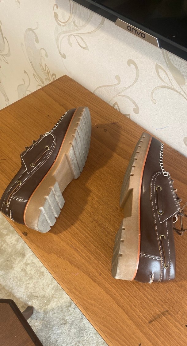 Kahverengi Deri Erkek Günlük Ayakkabı - Görsel 3