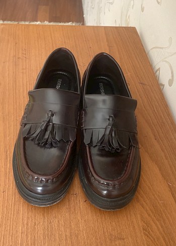 Kahverengi Püsküllü Platform Topuklu erkek Loafer - Görsel 4