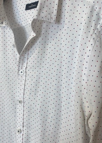 Erkek Beyaz Uzun Kollu Pamuklu Gömlek - Görsel 2