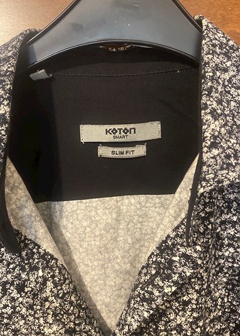 Gri Siyah Bağlama Desenli Uzun Kollu Erkek Gömlek - Görsel 2