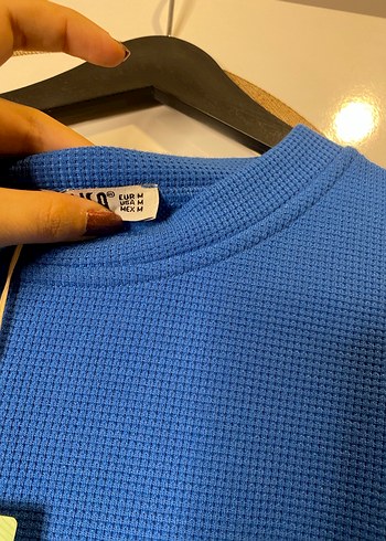 Lacivert Kesik Detaylı Uzun Kollu Sweatshirt - Görsel 3