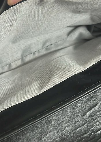 Siyah Deri Minimalist Kadın Çanta - Görsel 7