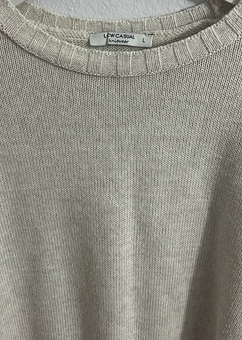 Bej Kadın Kazak - Görsel 6