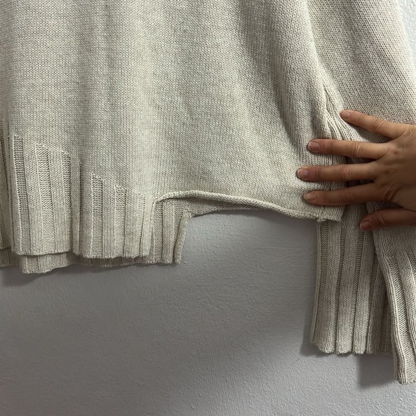 Bej Kadın Kazak - Görsel 4