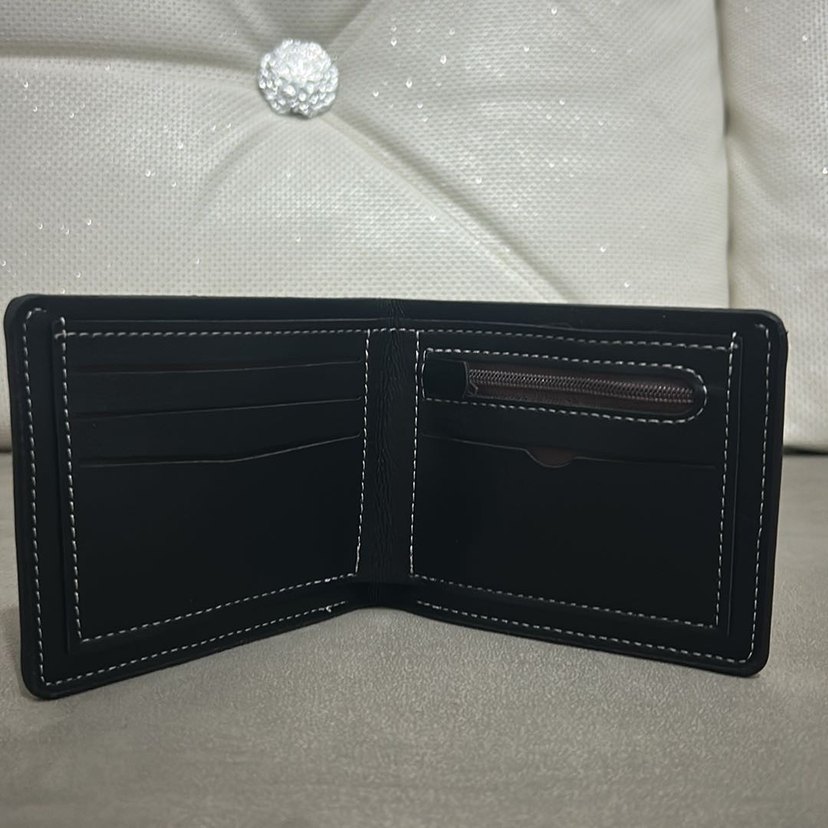 Siyah Minimalist Erkek Cüzdan - Görsel 4