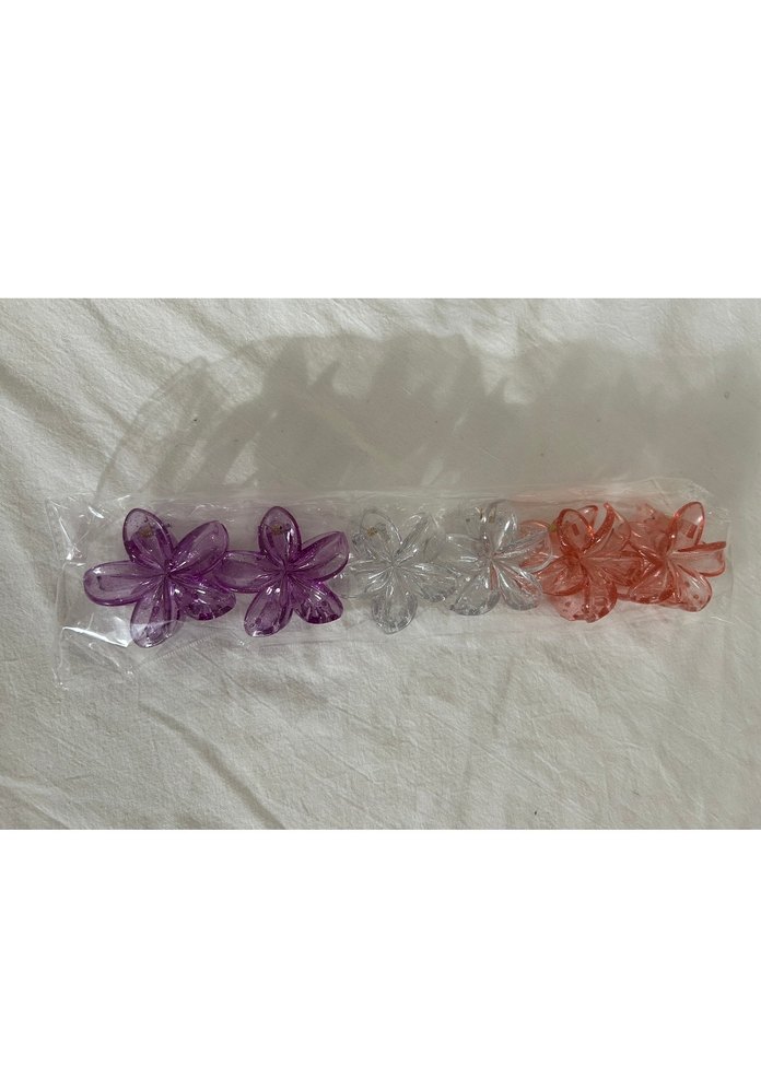 6 ADET Şeffaf Saç Tokası - Görsel 5