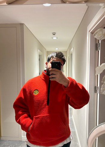 Zara Yarım Fermuarlı Yünlü Ceket - Görsel 2