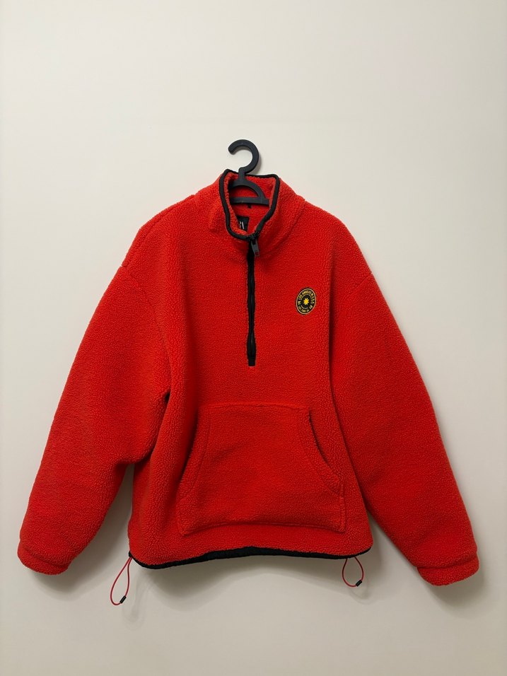 Zara Yarım Fermuarlı Yünlü Ceket - Görsel 3