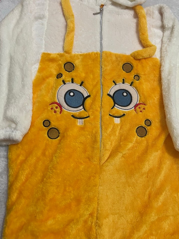 Sarı Kadife kadın Tulum - Görsel 3