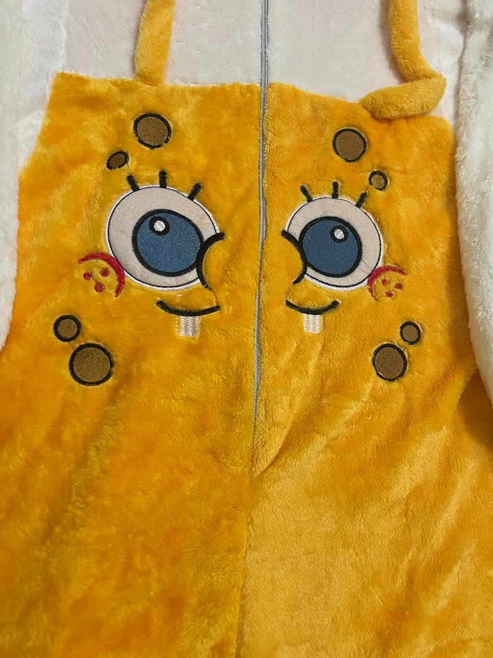 Sarı Kadife kadın Tulum - Görsel 2