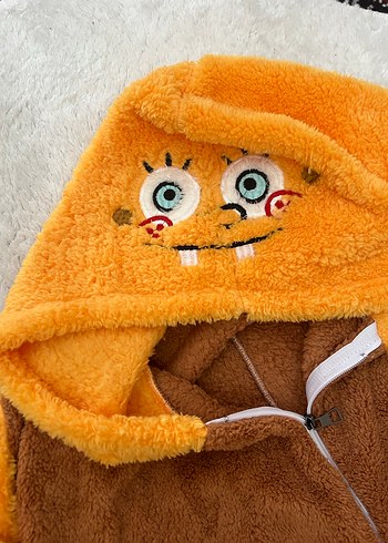 Leopar Desenli Kahverengi Kadın tulum - Görsel 2