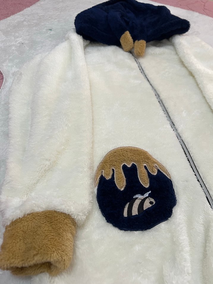 Peluş kadın tulum - Görsel 3