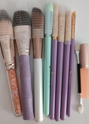 10 parça makyaj fırça seti - Görsel 2