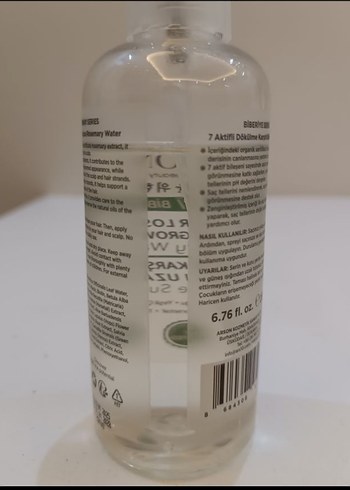 Yoon Biberiye Suyu Saç Toneri 100 ml - Görsel 3