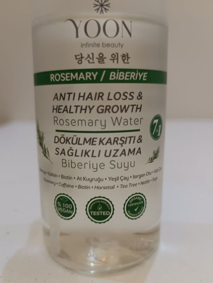 Yoon Biberiye Suyu Saç Toneri 100 ml - Görsel 2